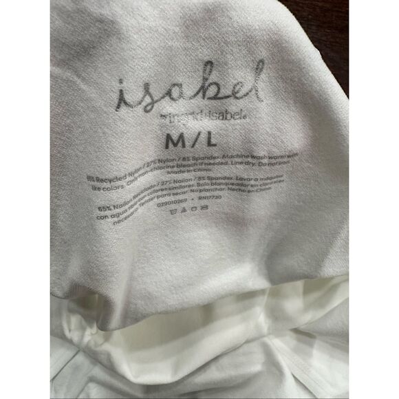 Ingrid & Isabel Maternity White Seamless Soft Support Camisole Size Medium/Large - Picture 5 of 6